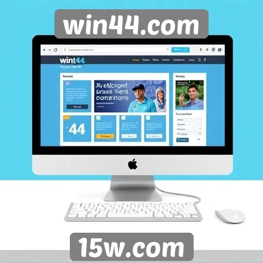 Análise da interface do usuário no win44.com