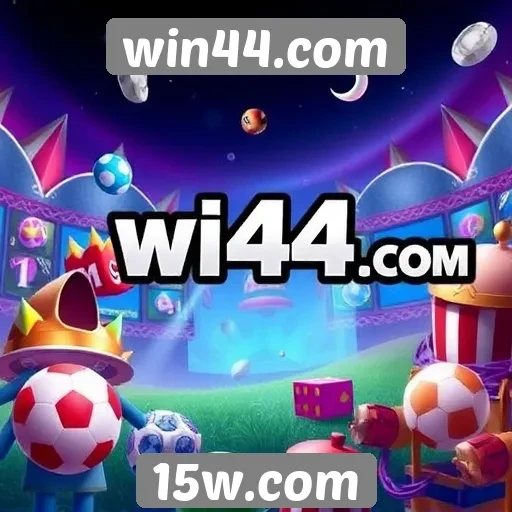 Variedade de jogos disponíveis em win44.com